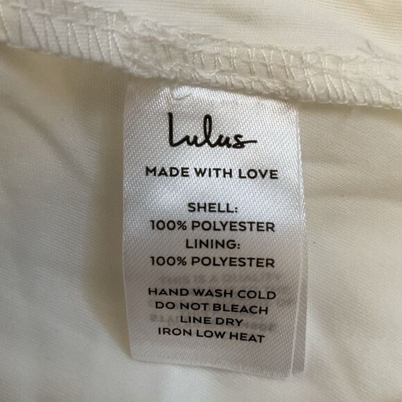 LULUS Extraordinary Vow Dress Women's XL White Maxi Wedding Pockets NWOT - Picture 12 of 12